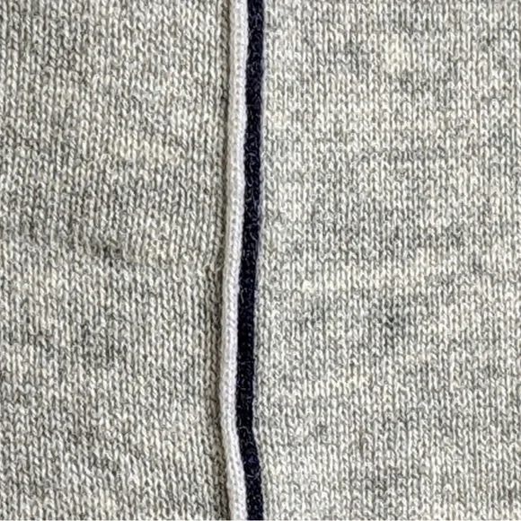 La Ligne Gray Knit Jogger Pants with Side Stripe - Picture 3 of 11